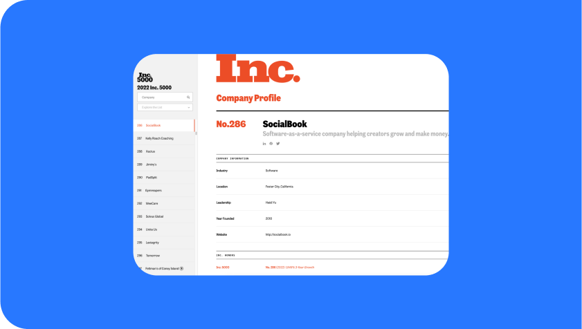 Inc. 5000 Profile
