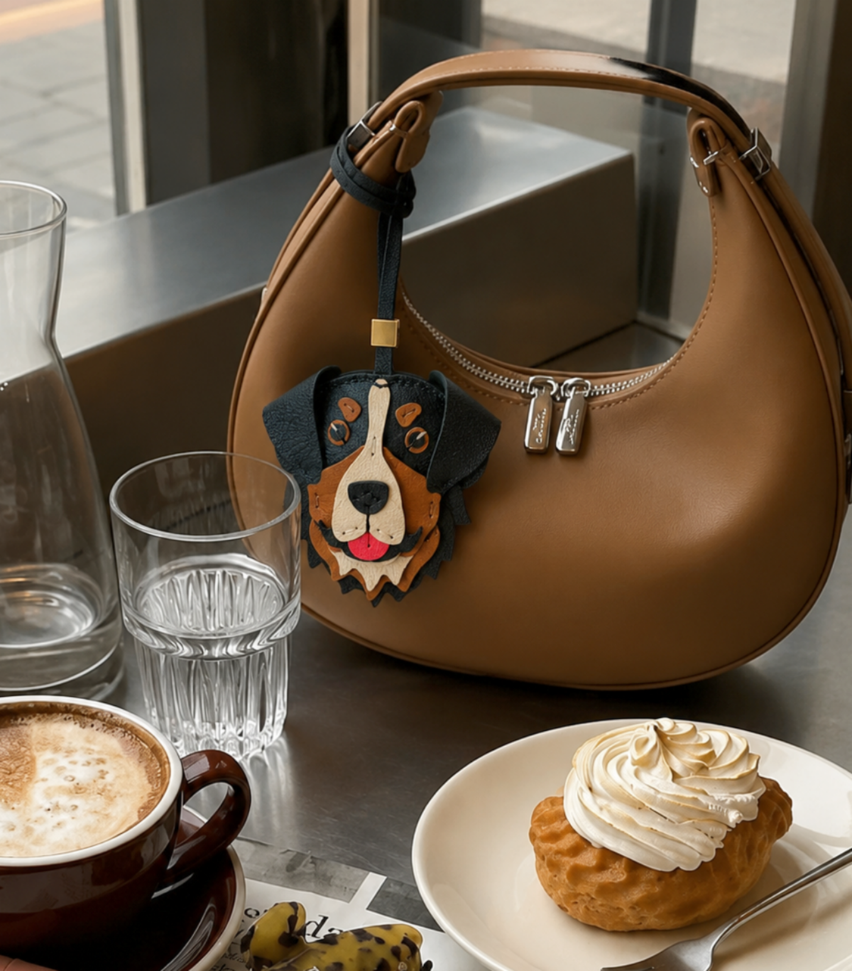 HoneyAnt Handmade Leather Bag Charm